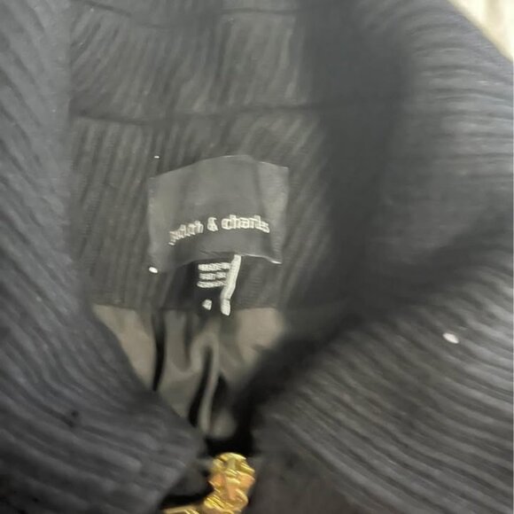 Judith and Charles Black and Tan Blazer Jacket - Picture 2 of 4